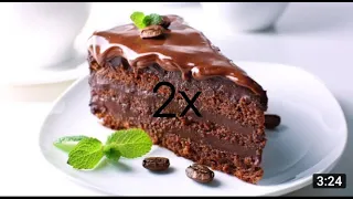 How To Basic - How to make an Eggless Cake (2x Speed)