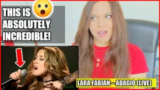 Absolutely Incredible Performance by Lara Fabian | ADAGIO Reaction Video