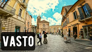 Vasto, Italy 🇮🇹 - Summer 2022 - Virtual Walking Tour City 4K 60FPS ASMR