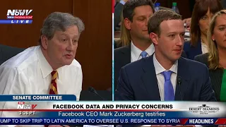 "YOUR USER AGREEMENT SUCKS"  Senator John Kennedy Slams Mark Zuckerberg (FNN)