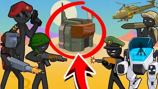 ПРОКАЧАЛ НОВЫХ СТИКМЕНОВ! БИТВА В ПУСТЫНЕ! Stickman World War