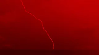 Red lightning background video edit