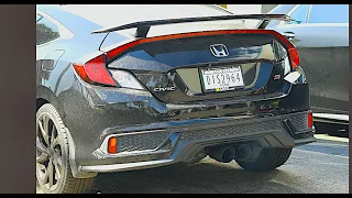 STRAIGHT PIPED CIVIC SI ***best setup for this car must hear***