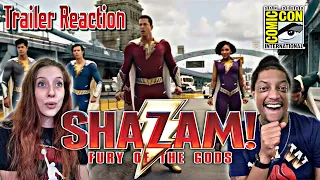 SHAZAM | FURY OF THE GODS | TRAILER REACTION | COMIC-CON | SDCC 2022 | DC This is looking good ⚡️🤯