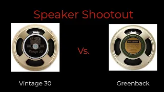 Speaker Battle: Vintage 30 Vs. Greenback in a Metal Mix