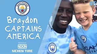 Braydon Captains America | Episode 6 - Braydon's rush to get the armband back to Vincent Kompany!