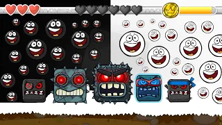 RED BALL 4 : ALL BOSSES with 'BLACK AND WHITE' BALL MIX ALL LEVELS ALL VOLUMES GAMEPLAY