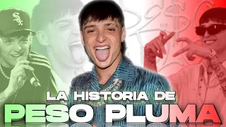 La HISTORIA de PESO PLUMA | COMO se hizo FAMOSO | CANCIONES CANCELADAS | RELACION con NICKI NICOLE