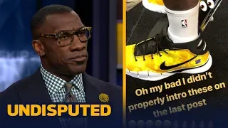 Skip and Shannon react to LeBron wearing a pair of Kobe shoes | NBA | UNDISPUTED