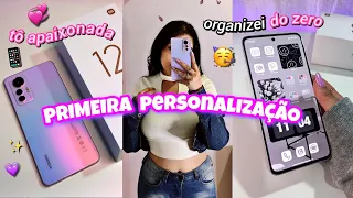 PRIMEIRA personalização no meu celular NOVO | XIAOMI 12 LITE Rosa