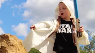 Father & Son REENACT STAR WARS!