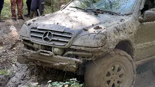 Как угробить Mercedes ML за один offroad выезд? 4K video