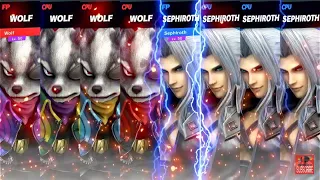 Super Smash Bros Ultimate Amiibo Fights Request #26161 Team Wolf vs Team Sephiroth