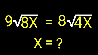 Nice Algebra Exponents Math Simplification | Find the value of "X".