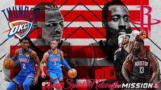 NBA PLAYOFFS WCQF GAME 7 OKALAHOMA CITY THUNDER VS HOUSTON ROCKETS 🚀 BASKETBALL LIVE 🏀