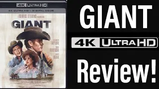 Giant (1956) 4K UHD Blu-ray Review!