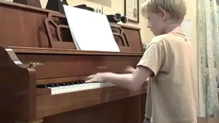 All of Me by Jon Schmidt w/ a slight mishap - 8-year old Nathan Schaumann