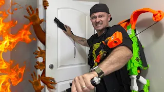 How to SURVIVE the NERF ZOMBIE APOCALYPSE!