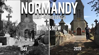 Eight Never Done Before Normandy WWII Then & Now Photographs - 2nd Infantry Division