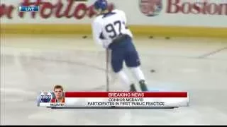 Gotta See It: Oilers fans get first glimpse of McDavid on ice