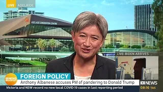 Penny Wong - ABC News Breakfast - Australia-US alliance