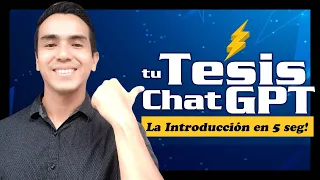 Como crear la introducción de una tesis con chatgpt ⭐ Hacer una tesis con inteligencia artificial IA