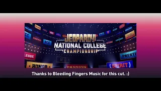 Jeopardy National College Championship Theme 2022-Present
