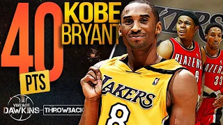 Kobe Makes It Look Too Easy, Drops 40 On 'Kobe Stopper' Bonzi Wells, Pippen x Blazers 🐐😤