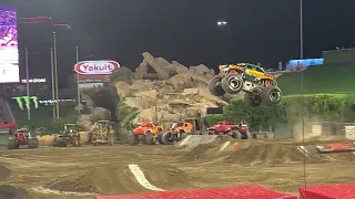 Monster Jam Anaheim 2024 Avenger freestyle