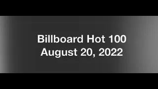 Billboard Hot 100- August 20, 2022