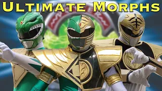 Ultimate Mighty Morphin Green and White Hybrid [FAN MORPHS] Power Rangers