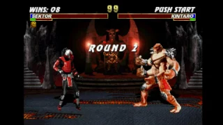 Mortal Kombat Trilogy (PSX) - Longplay as Sektor