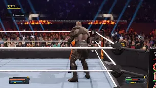 WWE 2K24 Goku one on one with Kratos God of war Vs. Dragon ball Z Gameplay. #trending