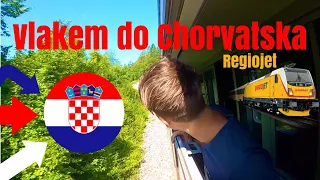 Vlakem do Chorvatska!🇭🇷 | Regiojet 💛