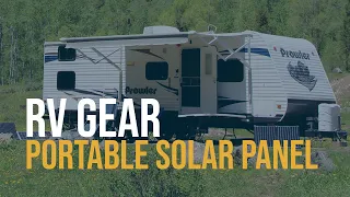 This Portable Solar Panel Charges 12V RV/Trailer Batteries (How To Use + Furrion/Zamp Solar Port)