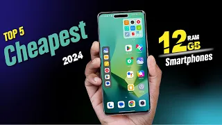 TOP 5: New Budget 12 GB Ram Phones ⚡️⚡️ 2024 Top 5  #12gbrambudgetphone #12gbunder25000 #nnote40pro