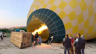 The Crazy Process of Flying Giant Hot Air Balloons