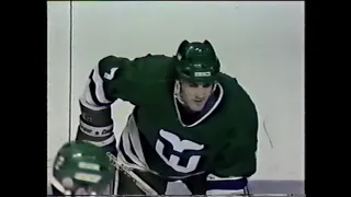 Hartford Whalers at Montreal Canadiens (Game 7) - April 29, 1986 - Joel Quenneville, Chris Chelios