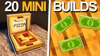 Minecraft: 20+ MINI Build Hacks & Ideas!