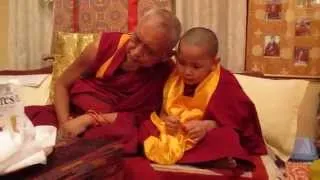 Tenzin Phuntsok Rinpoche meeting Lama Zopa Rinpoche