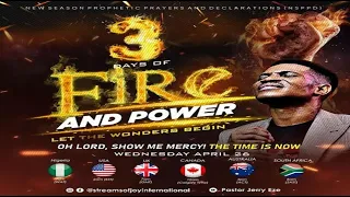 3 DAYS OF FIRE AND POWER - LET THE WONDER BEGIN [OH LORD SHOW ME MERCY] || NSPPD || 26TH APRIL2023