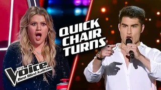 Are these the QUICKEST Chair turns on The Voice EVER?