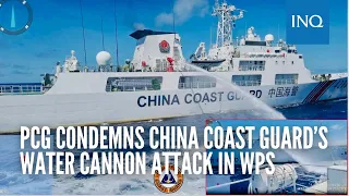 PCG condemns China Coast Guard’s water cannon attack in WPS