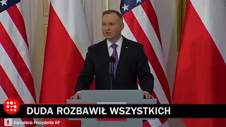 Andrzej Duda i jego słynne "Friend in need, is a friend indeed"