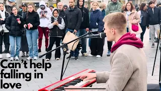 AMAZING Music! Piano player sings Elvis- Can’t help falling in love!