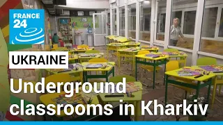 Ukraine: Children go back to school in underground classrooms • FRANCE 24 English