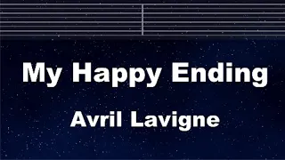Practice Karaoke♬ My Happy Ending - Avril Lavigne 【With Guide Melody】 Instrumental, Lyric, BGM