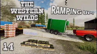 FS22 | THE WESTERN WILDS | 14 | RAMPING UP! | Farming Simulator 22 PS5 Let’s Play.