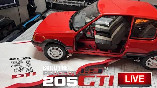 Build the Peugeot 205 1.9 GTI LIVE - Parts 77,78,79 and 80 - Attaching the Rear Hatch Door and Inner