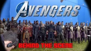 AVENGERS  behind the scene / Shooting /green screen